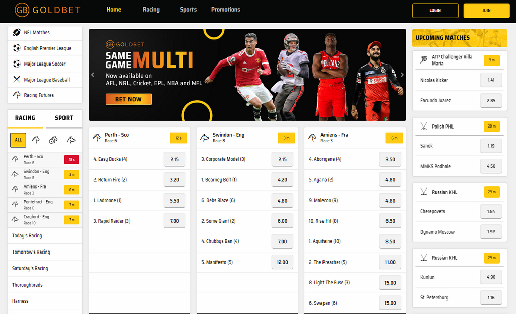 Goldbet Access: Sistema di scommesse e casinò online