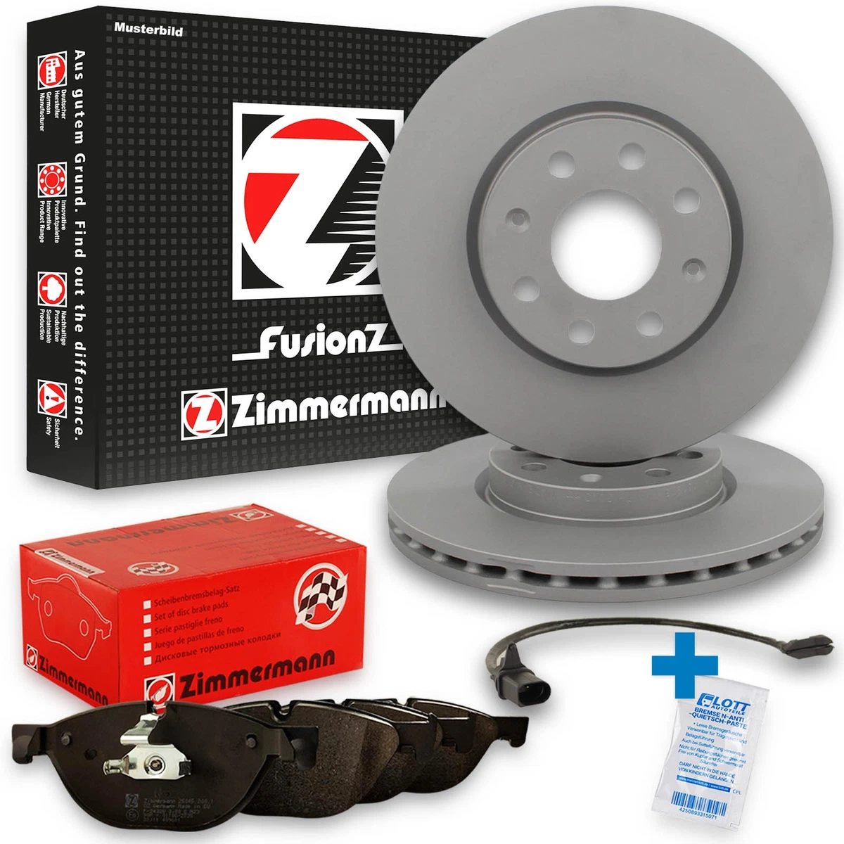 Кращі гальмівні системи Zimmermann для Audi A6 (4F2, C6)